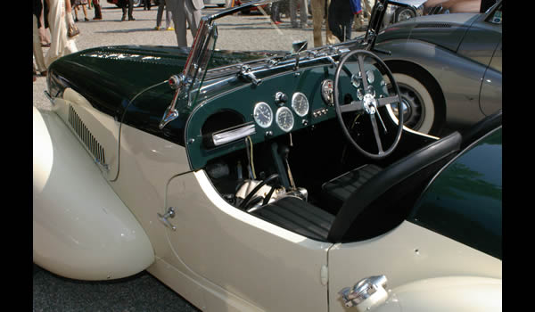 Aston Martin C Type Speed Roadster Bertelli 1939  interior